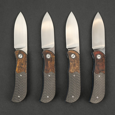 Knife - Trevor Burger EXK Plus Spearpoint - Carbon Fiber (Custom)