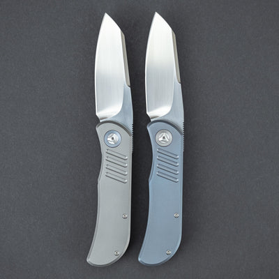 Knife - Trevor Burger EXK SFL Sheepsfoot - Titanium With Satin Blade (Custom)