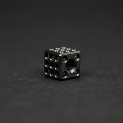 Lanyard Bead - Modusworks Swiss Cube Bead - Zirconium
