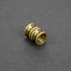 Lanyard Bead - Pre-Owned: Scoopyloops Hammered Large - Brass