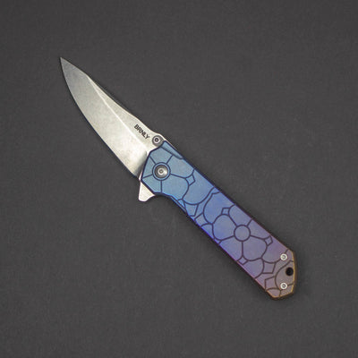 Marketplace - Pre-Owned: Burnley Kihon - Rose Patterned, '90s Fade Anodized Ti