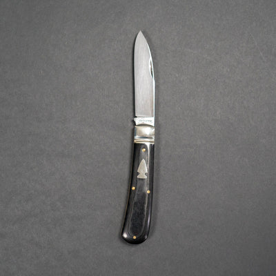 Northwoods Knives Esky Zulu - Black Linen Micarta