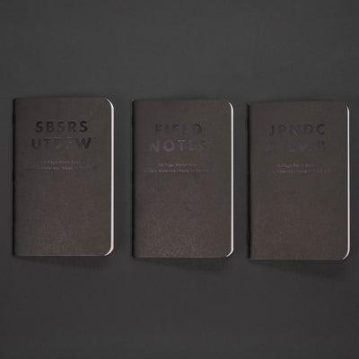 Notebook - Field Notes - Clandestine (Limited Edition) - 3 Pack