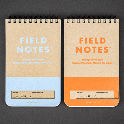 Field Notes “Heavy Duty” Edition Memo-sized Work Books (2-Pack)