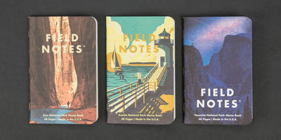 Notebook - Field Notes - National Parks (Limited Edition) - 3 Pack