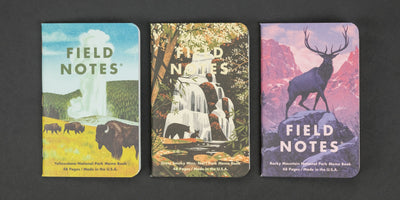 Notebook - Field Notes - National Parks (Limited Edition) - 3 Pack
