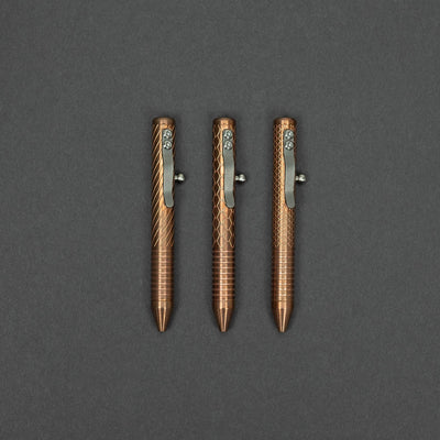 Fellhoelter TiNy Pen - Engraved Copper