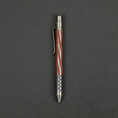 Pen - Nottingham Tactical TiClicker Cptn Axel 'Merica Edition - Titanium (Limited)