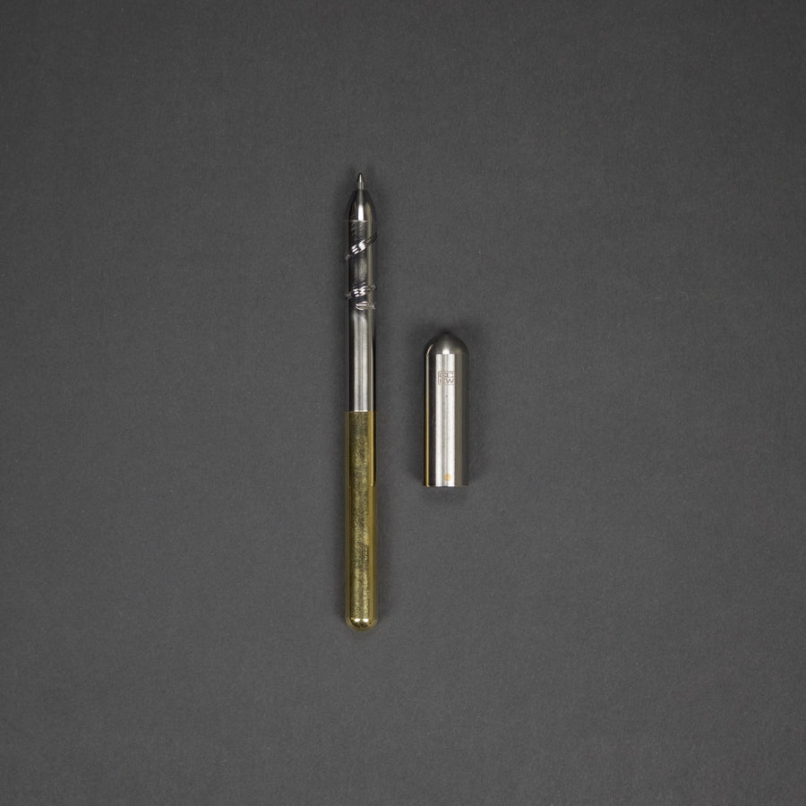 Pen - Pre-Order: CCKW Spiral Pen - Brass & Stainless (Pre-Order Ends 3/29, Ships Mid-May)