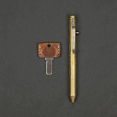 Pen - Pre-Owned: Fellhoelter TiBolt Deluxe - Brass