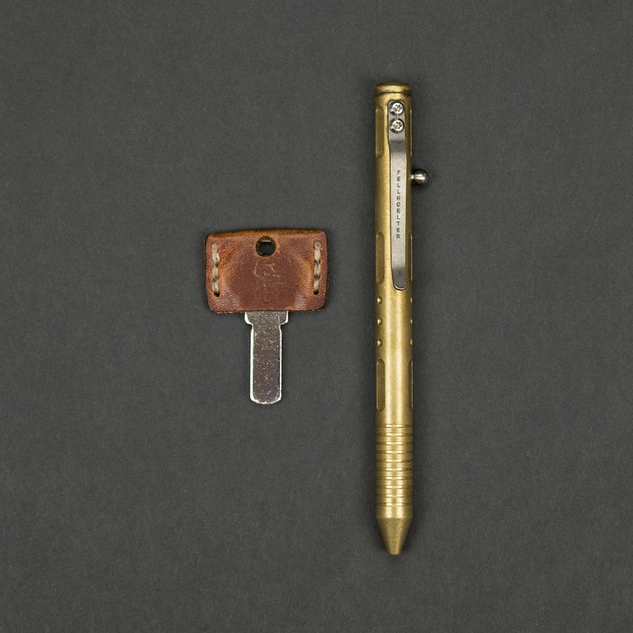 Pen - Pre-Owned: Fellhoelter TiBolt Deluxe - Brass