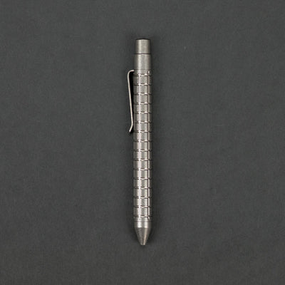 Pen - Pre-Owned: Nottingham Tactical TiClicker Pen - Monkey Edge FRAG Pattern Titanium