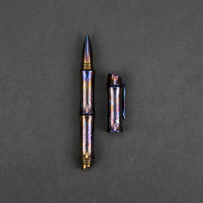 Streltsov Art Kamikaze Pen Autumn Edition - Titanium (Custom)